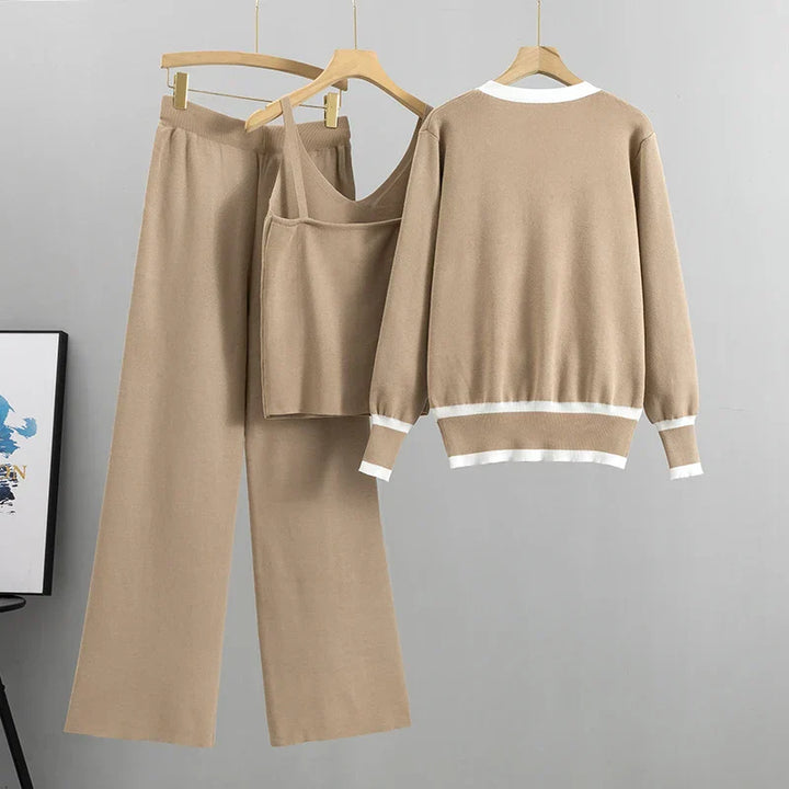 Elle | Luxury three-piece set with vest