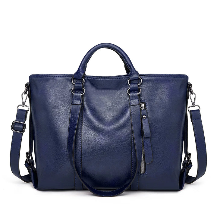 Signe | Large Capacity Leather Shoulder Bag