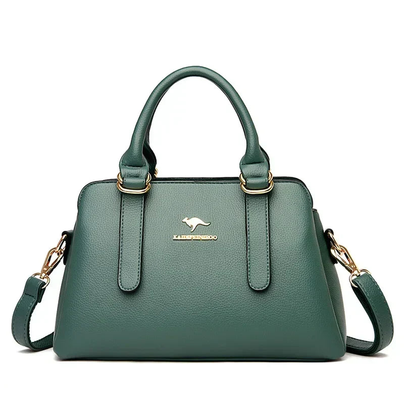 maria | burgundy handbag with double handles
