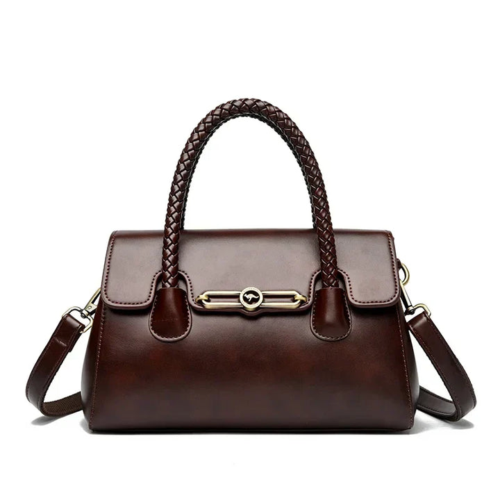 ronja | classic bag with braided handle and gold details