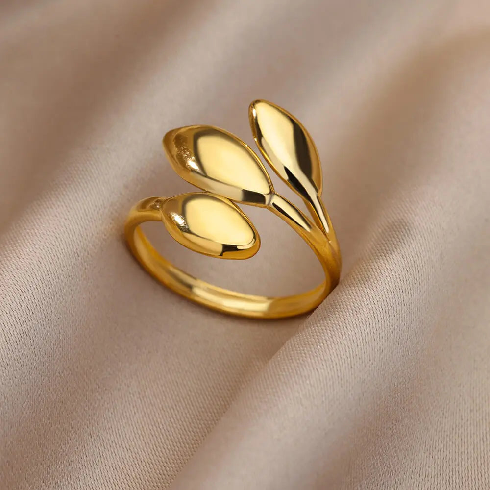 Roestvrij Stalen Ringen Voor Vrouwen 2024 Trend Nieuw In Goud Kleur Ring Femme Bruidspaar Sieraden Gratis Verzending Item Anillos Mujer