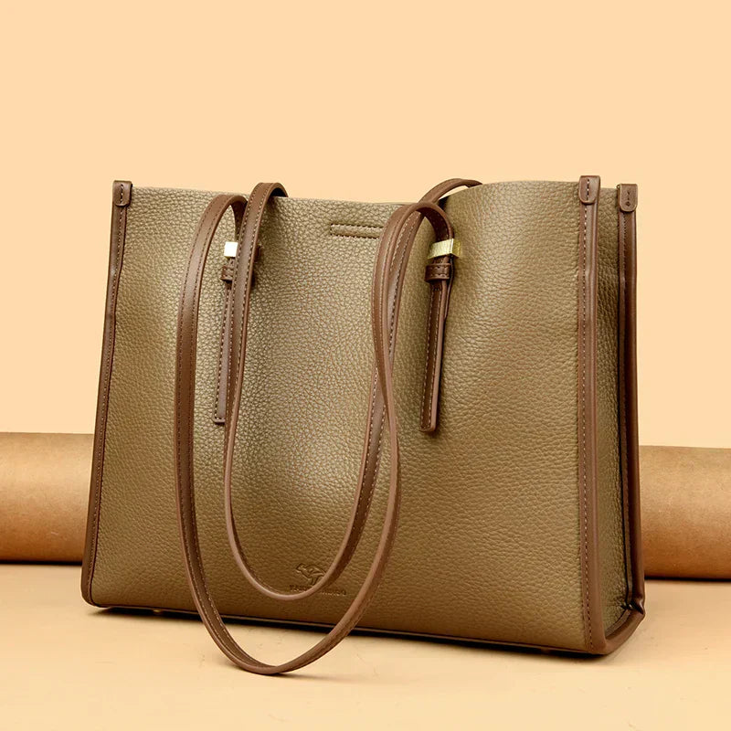 liva | spacious everyday bag in leather look