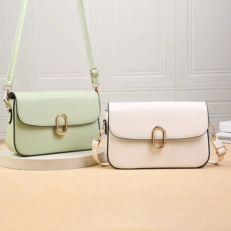 alina | elegant light blue shoulder bag
