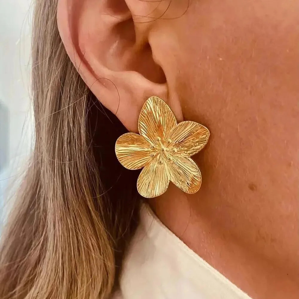 Golden Flora Earrings