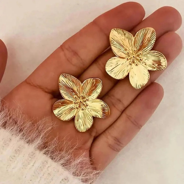Golden Flora Earrings