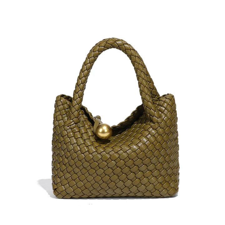 Astrid | Elegant woven Vegan leather bag