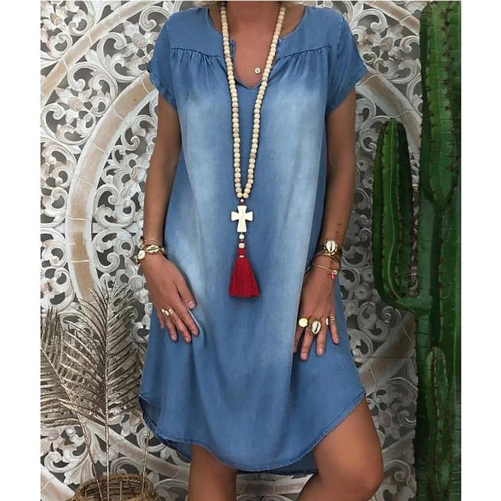 Ava | Relaxed Denim Summer Dress