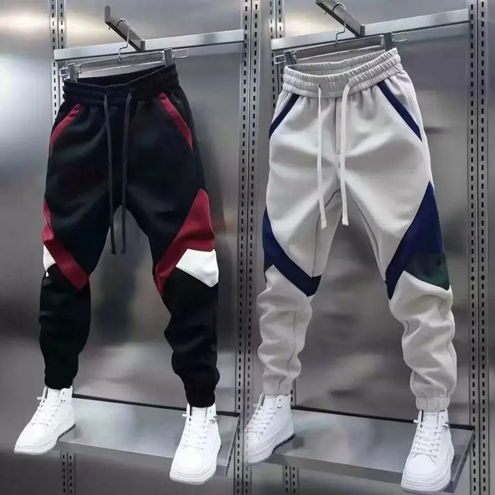 Caleb | Stylish Sporty Panel Joggers