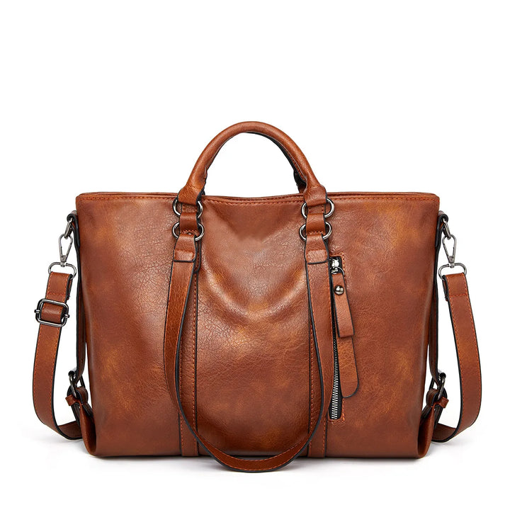 Signe | Large Capacity Leather Shoulder Bag