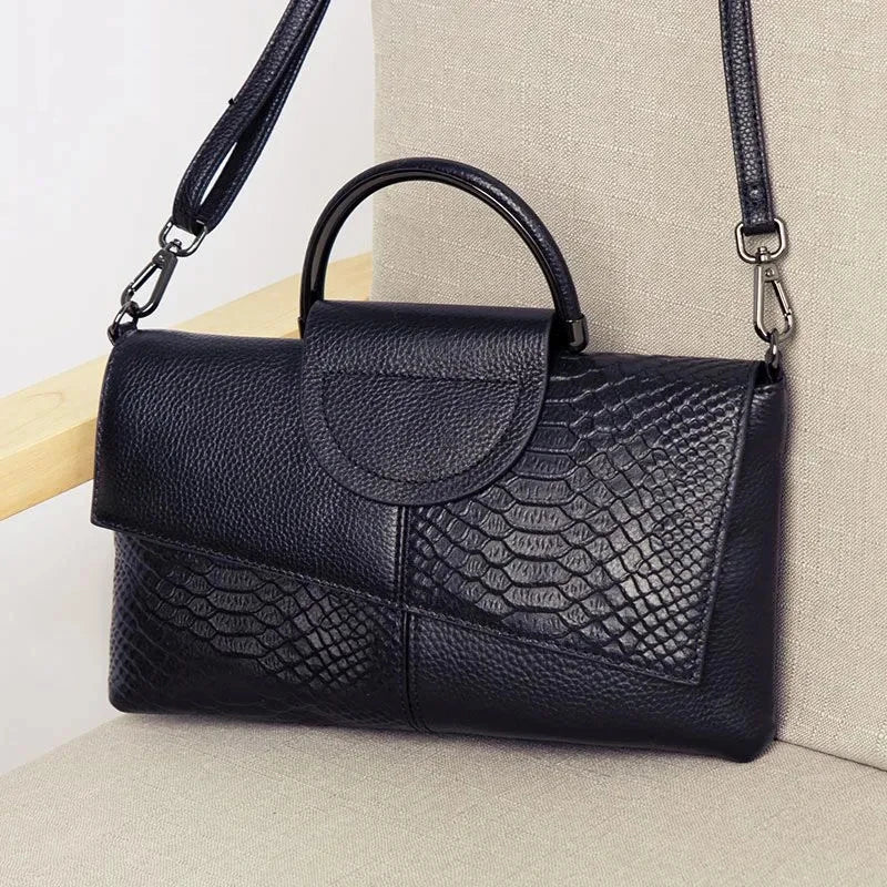 celine | structured black handbag in leather look