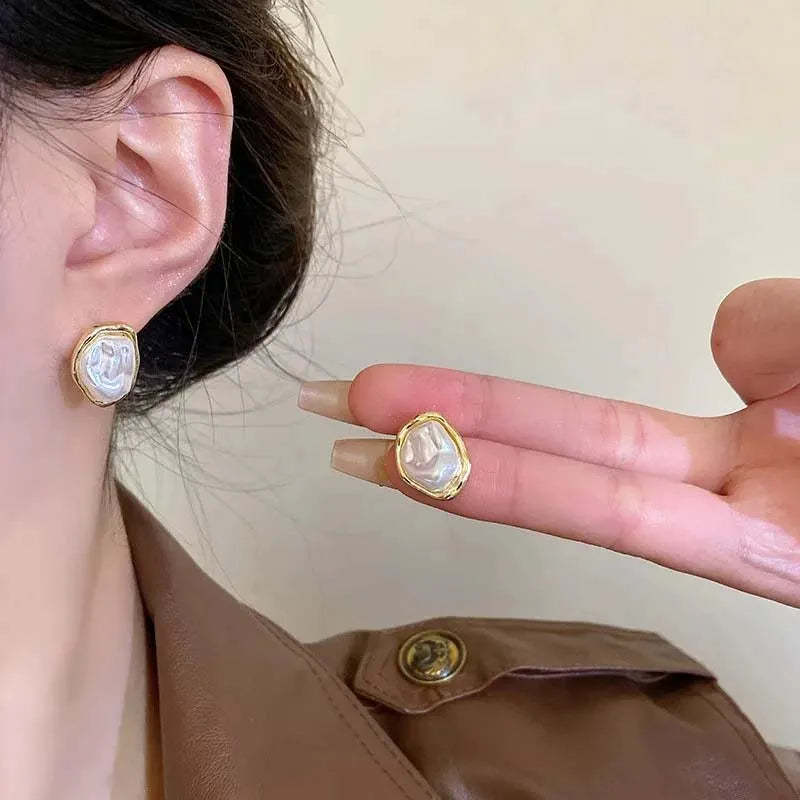 Lustre Pearl Studs