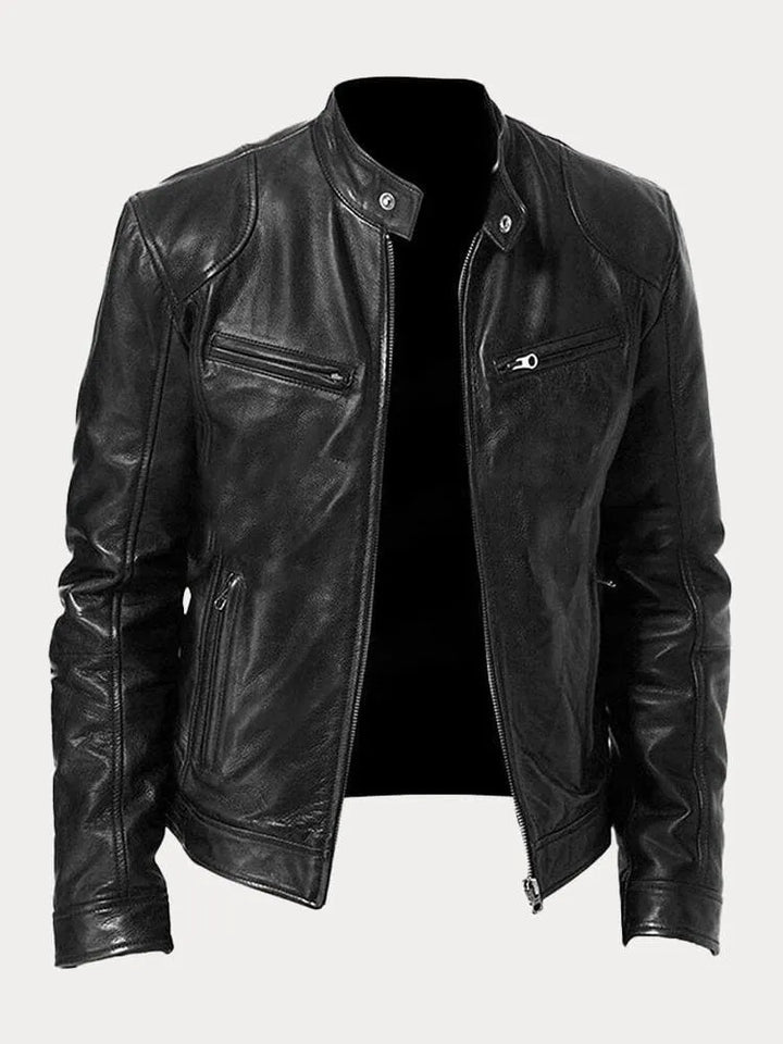 Malcolm | Stylish Leather Jacket Men