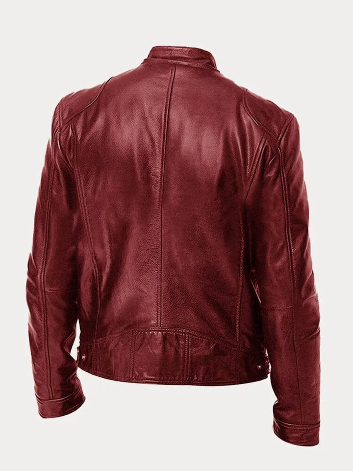 Malcolm | Stylish Leather Jacket Men