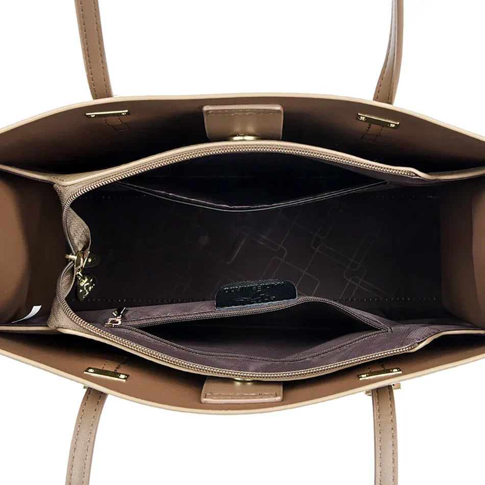 liva | spacious everyday bag in leather look