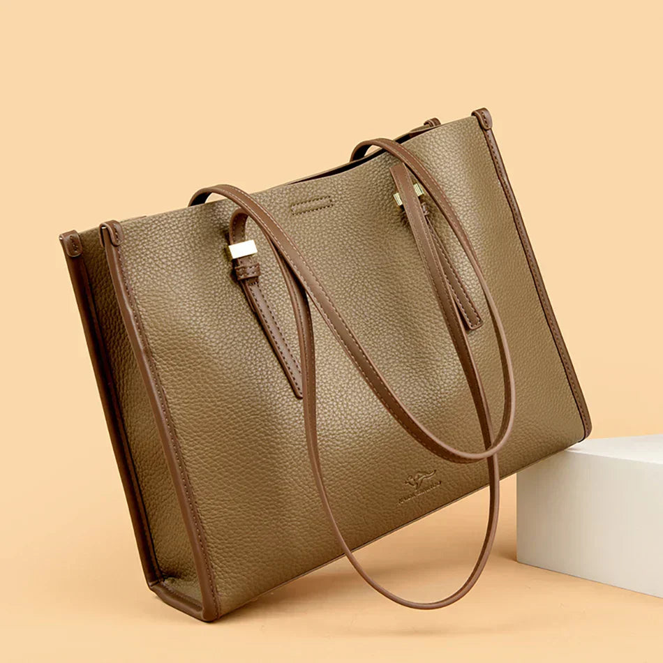 liva | spacious everyday bag in leather look