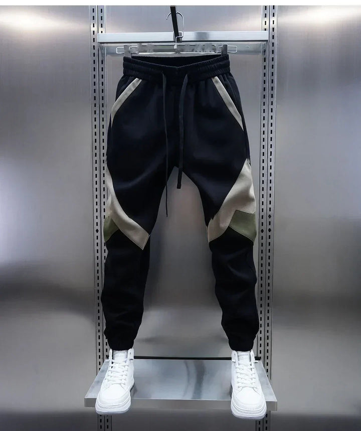 Caleb | Stylish Sporty Panel Joggers