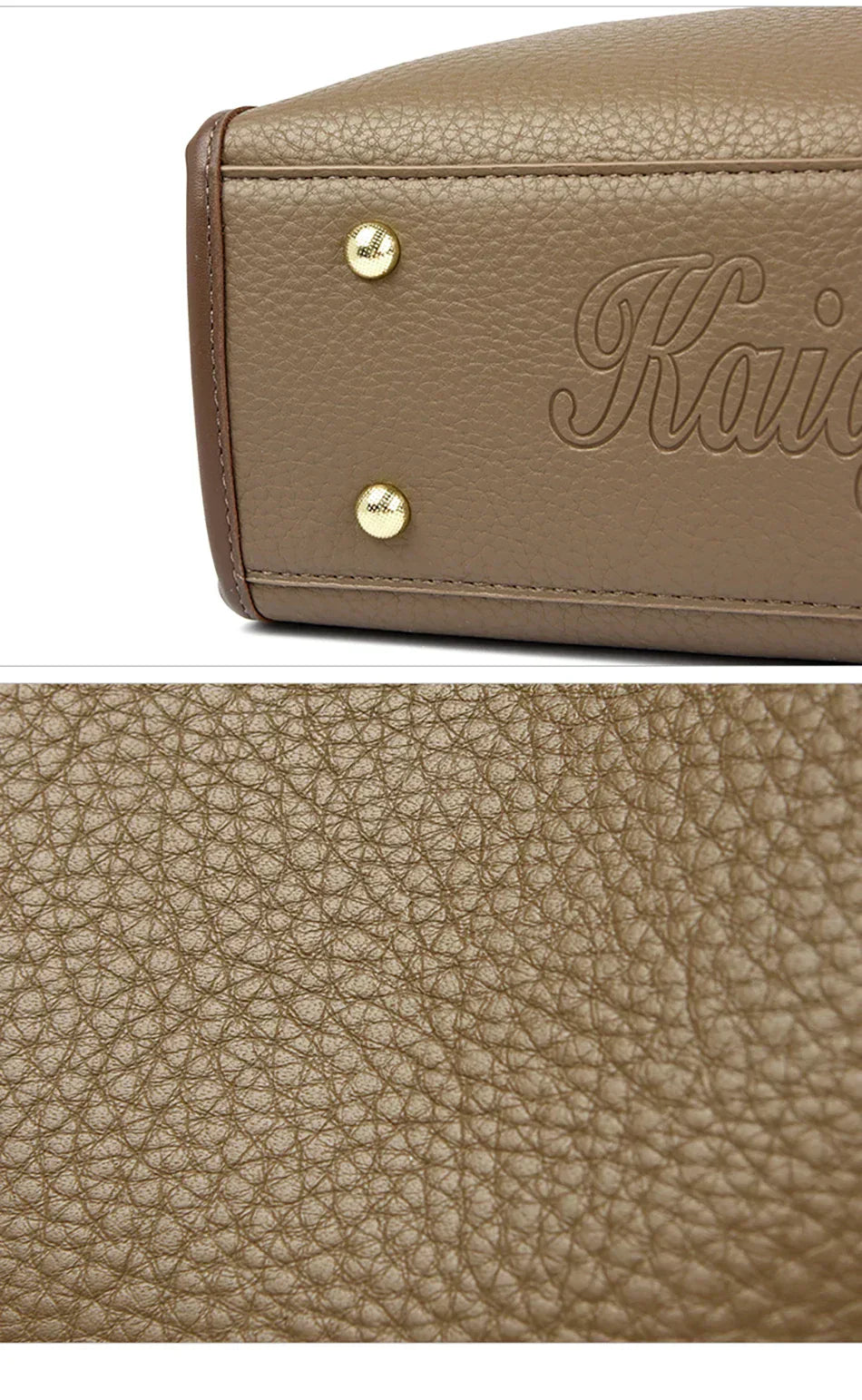 liva | spacious everyday bag in leather look