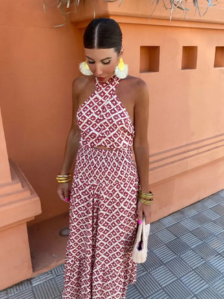 Mickay | Elegant Off-the-Shoulder Midi Dress with Ruching