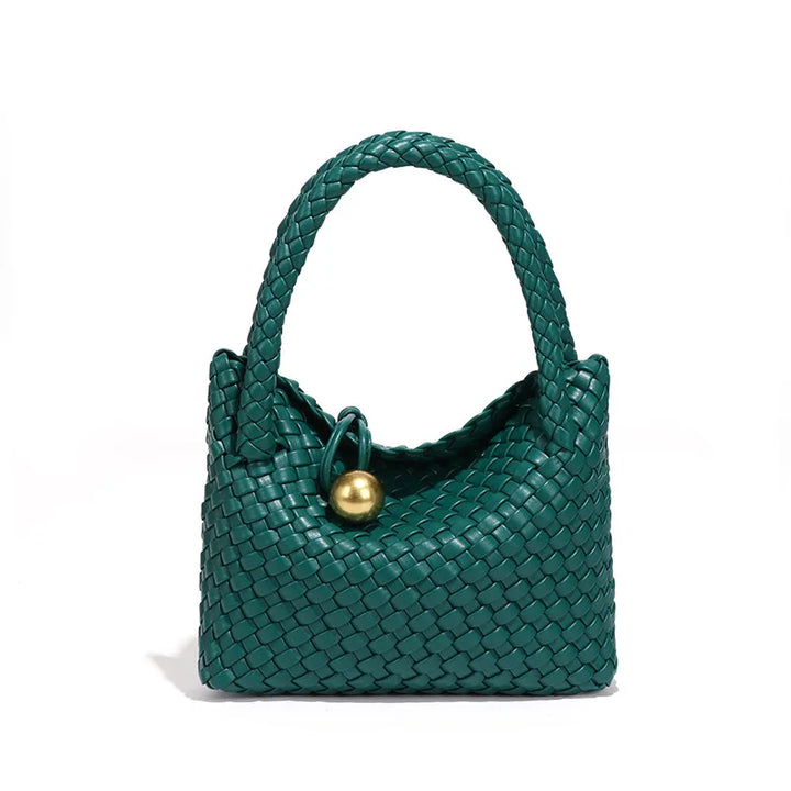 Astrid | Elegant woven Vegan leather bag