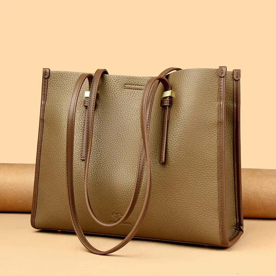 liva | spacious everyday bag in leather look