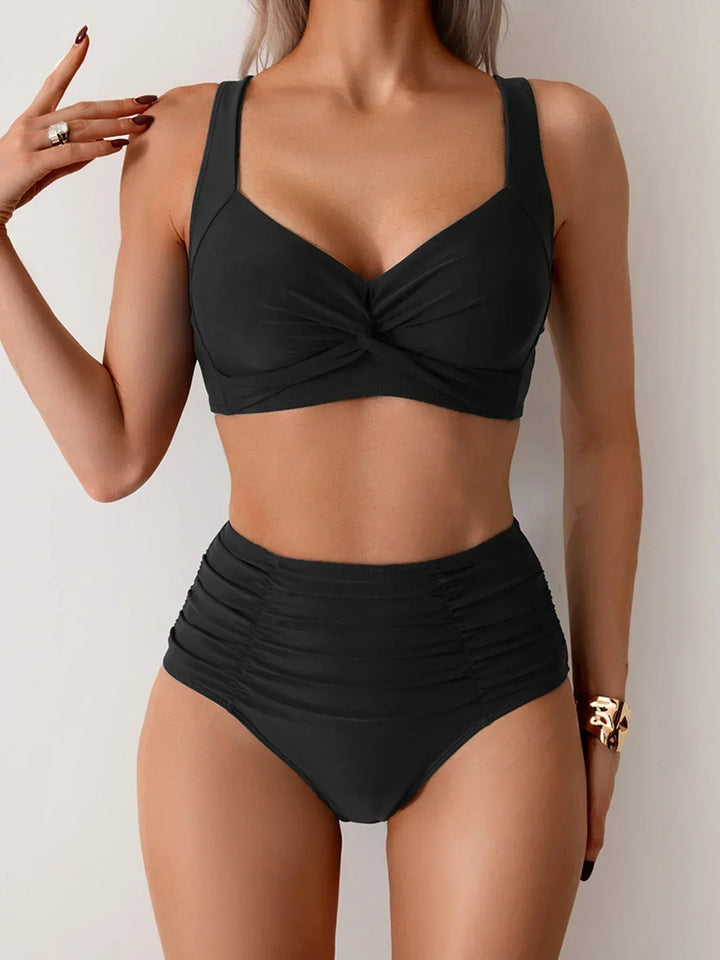 Olivia | Ruffled Bandeau Bikini