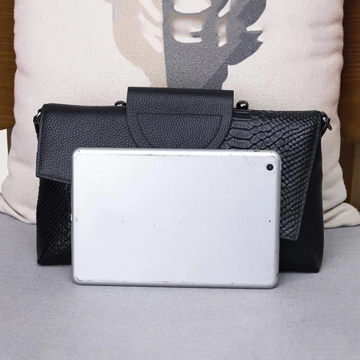 celine | structured black handbag in leather look