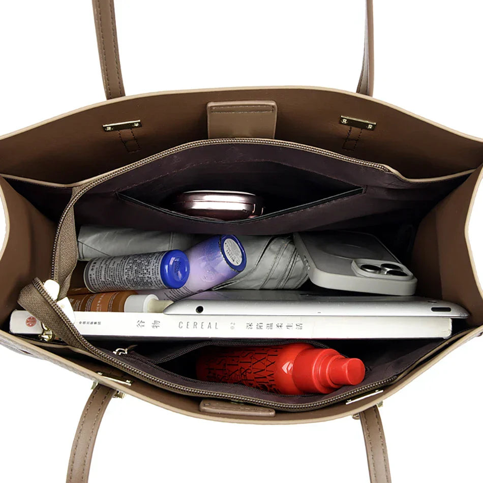 liva | spacious everyday bag in leather look