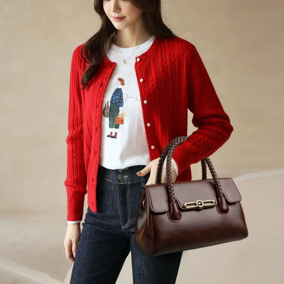 ronja | classic bag with braided handle and gold details