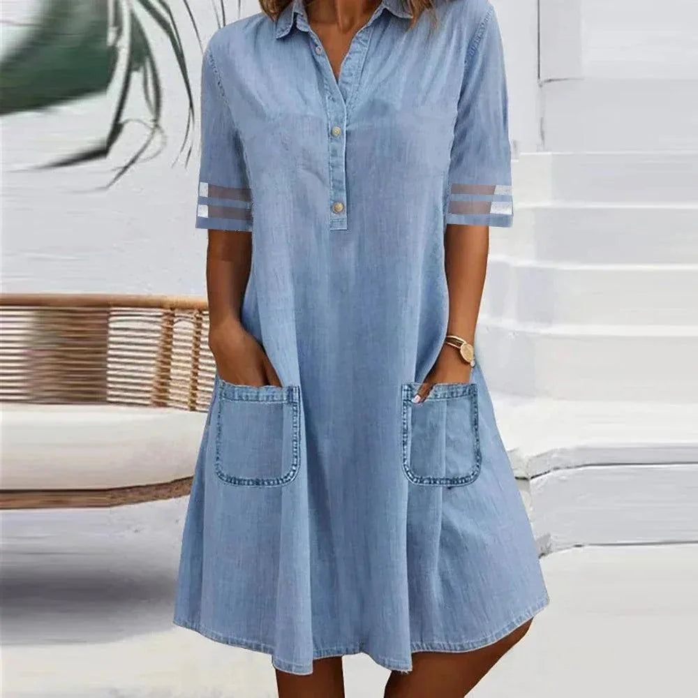 Lucy | Denim Lightweight Dress