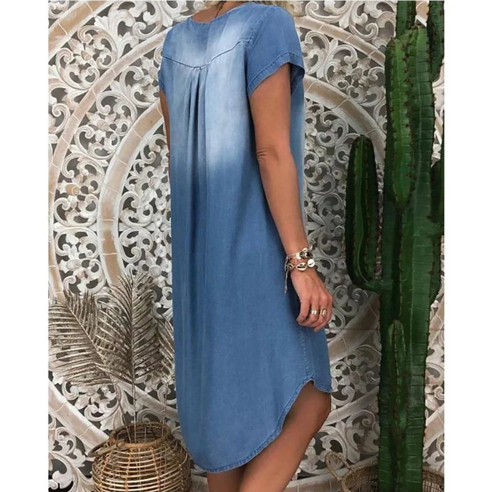 Ava | Relaxed Denim Summer Dress
