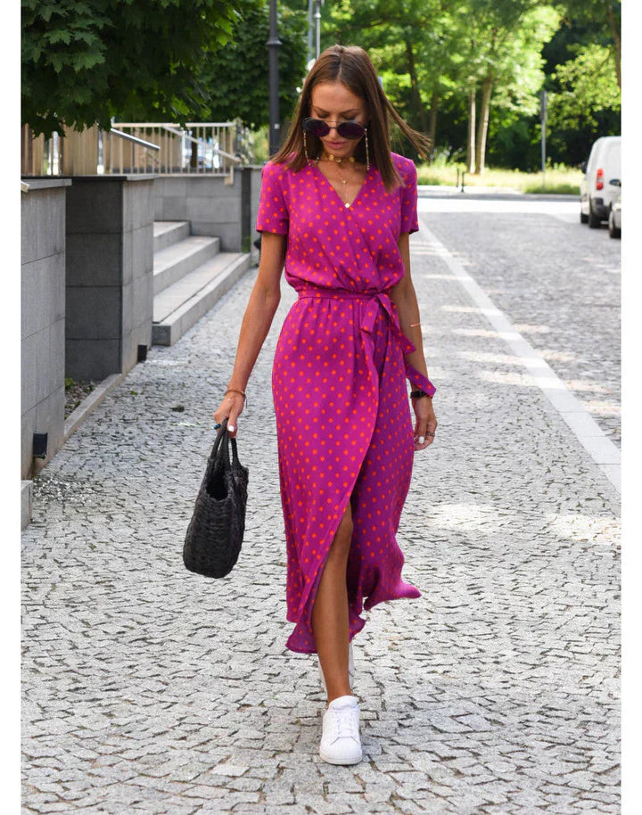 Suzanne | Elegant V-Neck Dress
