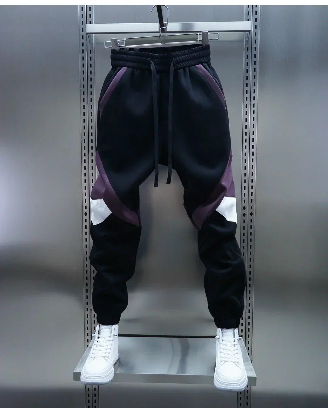 Caleb | Stylish Sporty Panel Joggers