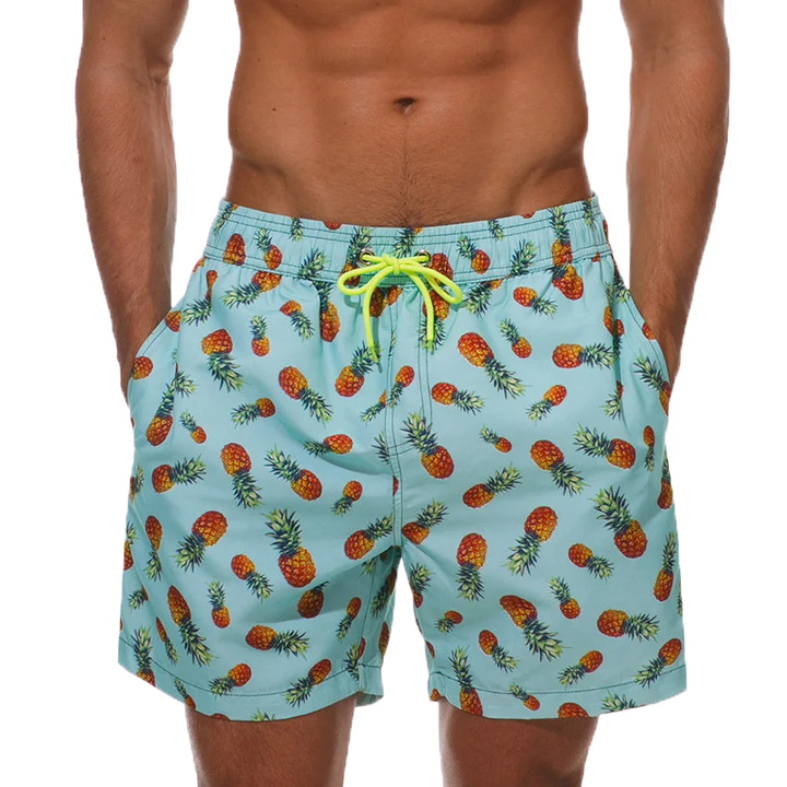 Albert | Bold Star-Striped Beach Shorts