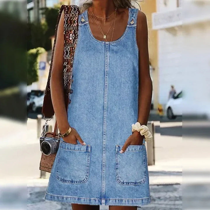 Scarlett | Practical and Lightweight Denim Summer Dress