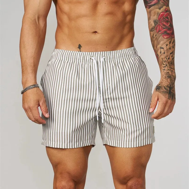 Ali | Stylish Striped Swim Shorts