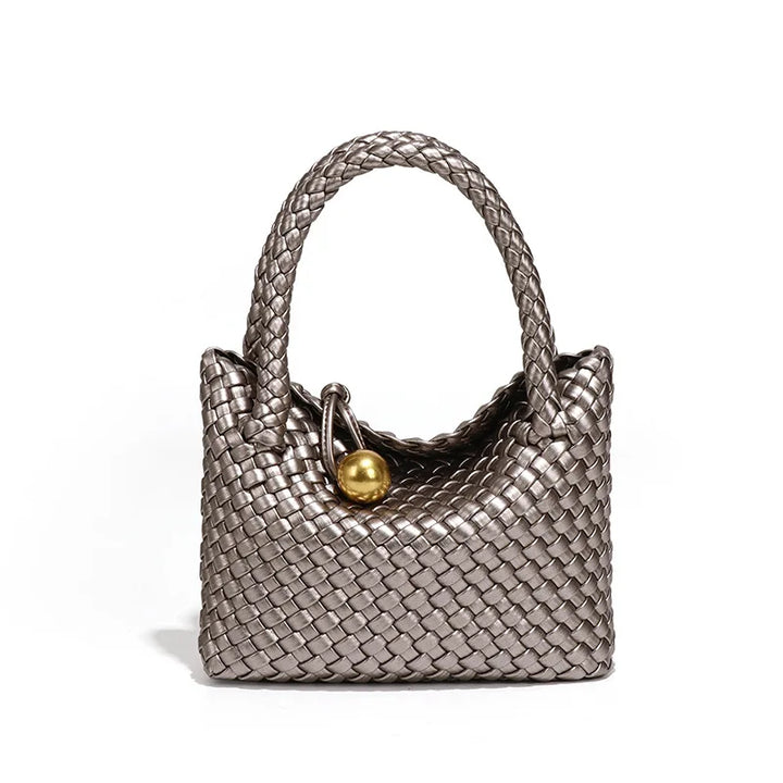 Astrid | Elegant woven Vegan leather bag
