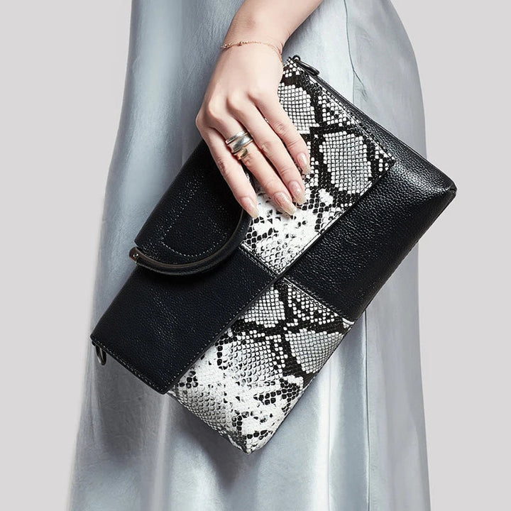 celine | structured black handbag in leather look