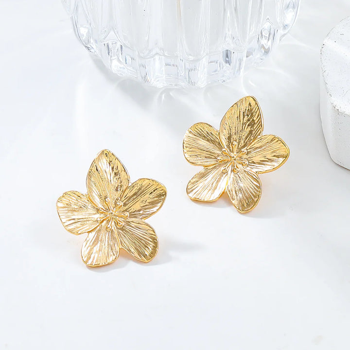 Golden Flora Earrings