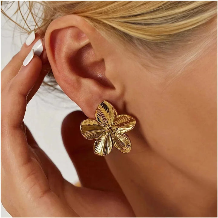Golden Flora Earrings