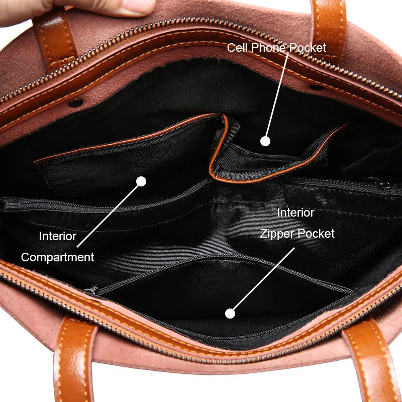 diana | classic tote bag in leather look