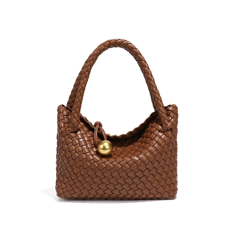 Astrid | Elegant woven Vegan leather bag