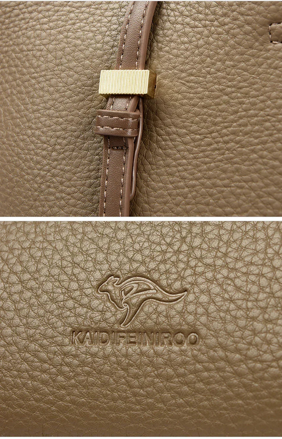 liva | spacious everyday bag in leather look