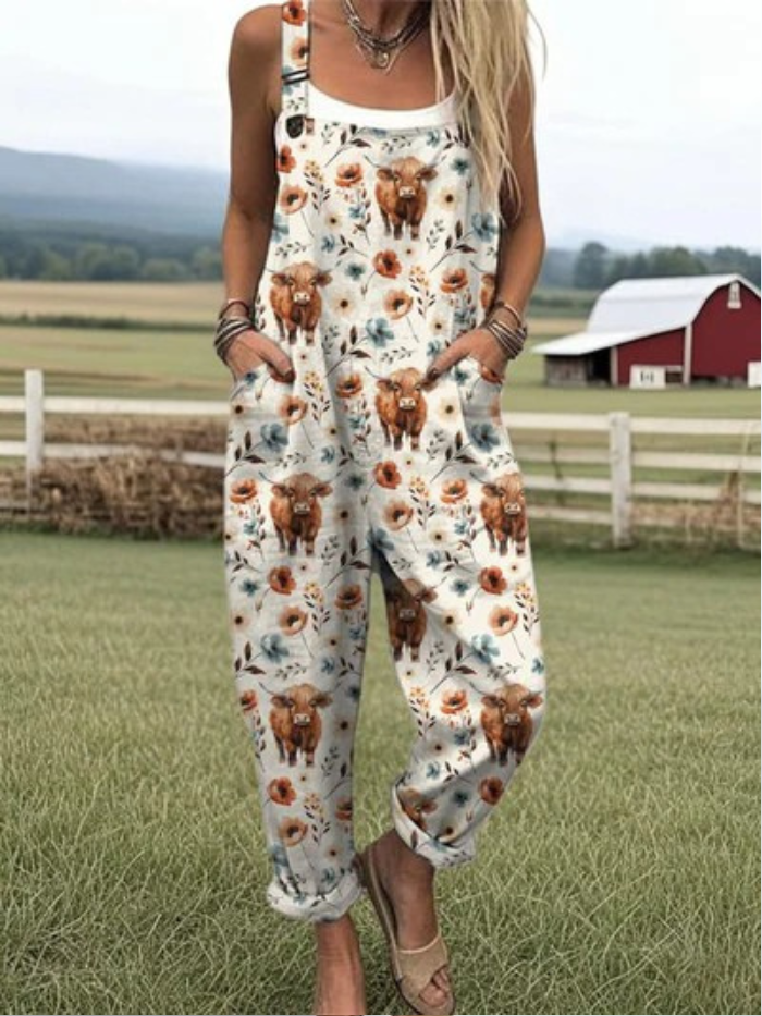 Melany | Vintage Spring Jumpsuit