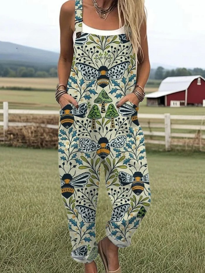 Zerva | Vintage Spring Jumpsuit