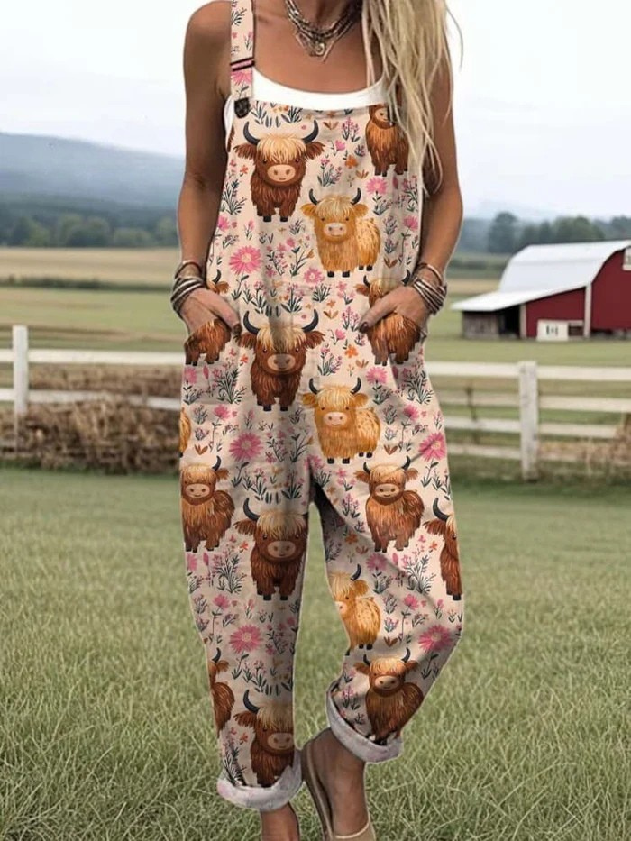 Zerva | Vintage Spring Jumpsuit