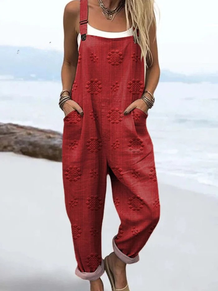 Petra | Vintage Floral Jumpsuit
