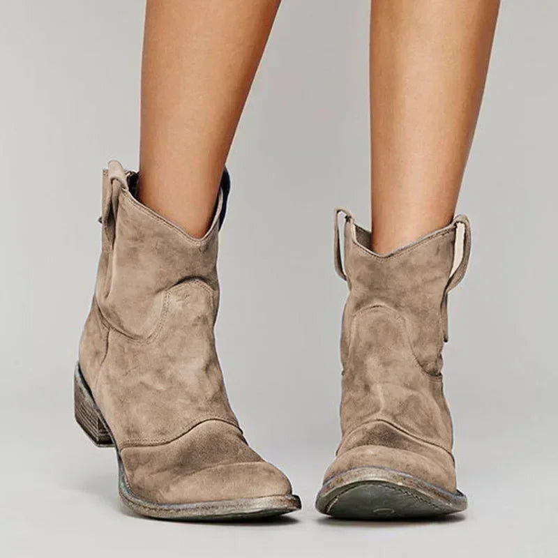Jane | Vintage Cowboy Ankle Boots for women