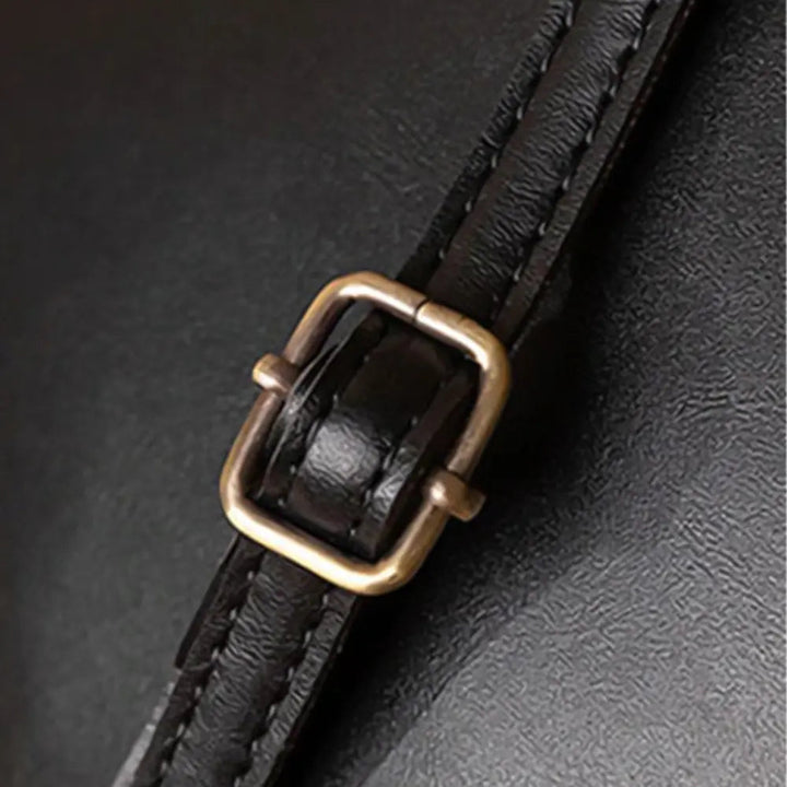 Anna | Chic Leather Bag with Kiss-Lock Closure