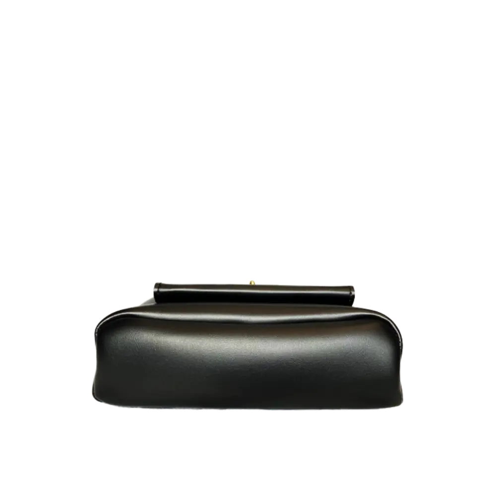 Anna | Chic Leather Bag with Kiss-Lock Closure