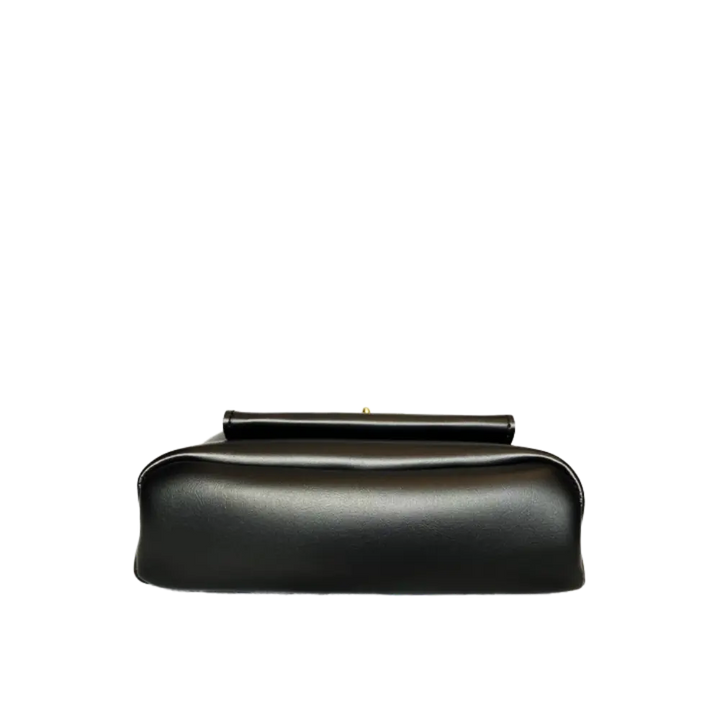 Anna | Chic Leather Bag with Kiss-Lock Closure